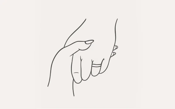 confier lapres a propos main dans la main